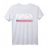 NASA T-Shirt mit Wurm Logo & US Flagge – Trendiges Raumfahrt Graphic Tee für Science Fiction, Astronomie & Weltraumfans, Geschenk zum Geburtstag & Weihnachten