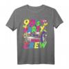 90er Jahre Outfit Party Crew T-Shirt – Perfektes Kostüm für Mottoparty, Disco, Rosenmontag & 90er Musik feiern für Damen und Herren