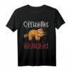 Offizielles Faultier Weihnachts-Schlafshirt mit Lichterketten – Lustiges Pyjama-T-Shirt für ein entspanntes Faultierweihnachtsfest