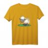 Süßes Schaf auf Wiese - Lustiges Geburtstags-T-Shirt für Mädchen und Frauen, Frühlings- und Sommerdesign, perfekte Geschenkidee