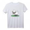 Süßes Schaf auf Wiese - Lustiges Geburtstags-T-Shirt für Mädchen und Frauen, Frühlings- und Sommerdesign, perfekte Geschenkidee