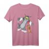Tom und Jerry T-Shirt mit lustigem Gesicht – Nostalgisches Cartoon-Shirt für Fans und Geburtstagsgeschenke
