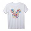 HapPanda Mickey Mouse Icon Retro Rainbow T-Shirt – Offizielles Disney Merchandise für Männer, Frauen, Jungen & Mädchen