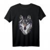 Wolf Waldtier Natur Vintage Aufdruck Tier Motiv - Hochwertiges T-Shirt mit Wolfskopf für Natur- und Tierliebhaber