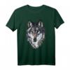 Wolf Waldtier Natur Vintage Aufdruck Tier Motiv - Hochwertiges T-Shirt mit Wolfskopf für Natur- und Tierliebhaber