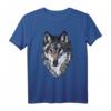 Wolf Waldtier Natur Vintage Aufdruck Tier Motiv - Hochwertiges T-Shirt mit Wolfskopf für Natur- und Tierliebhaber