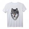 Wolf Waldtier Natur Vintage Aufdruck Tier Motiv - Hochwertiges T-Shirt mit Wolfskopf für Natur- und Tierliebhaber