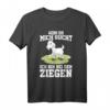 Wenn ihr mich sucht ich bin bei den Ziegen T-Shirt – Lustiges Geschenk für Ziegenliebhaber, Bauern & Tierfreunde zu Weihnachten & Geburtstag