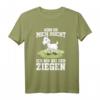Wenn ihr mich sucht ich bin bei den Ziegen T-Shirt – Lustiges Geschenk für Ziegenliebhaber, Bauern & Tierfreunde zu Weihnachten & Geburtstag