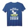 Wenn ihr mich sucht ich bin bei den Ziegen T-Shirt – Lustiges Geschenk für Ziegenliebhaber, Bauern & Tierfreunde zu Weihnachten & Geburtstag
