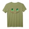 Trendiges Grinsekatze T-Shirt - Lustiges Katzen T-Shirt für Kinder & Erwachsene, Bunte Tiermotive & Fantasy-Designs