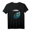 Bouldern Bergsteigen Freiklettern Klettern T-Shirt mit Mond – Vintage Style, Perfektes Geschenk für Kletterer & Bergsteiger