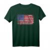 T-Shirt mit amerikanischer Flagge für Herren, Damen & Kinder – Klassisch geschnitten, doppelt genähter Saum, patriotische Kleidung für Fans