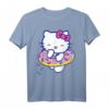 Hello Kitty Donut T-Shirt - Offiziell lizensierte Sanrio Fanbekleidung für Kinder und Fans
