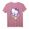 Hello Kitty Donut T-Shirt - Offiziell lizensierte Sanrio Fanbekleidung für Kinder und Fans