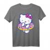 Hello Kitty Donut T-Shirt - Offiziell lizensierte Sanrio Fanbekleidung für Kinder und Fans