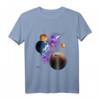 Weltraum Galaxie Motiv Universum Sonne Sonnensystem Planeten T-Shirt – Stylisches Astronomie-Shirt für Weltraum- und Sternenliebhaber