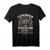 Legenden 1977 Geboren Geschenk - Geburtstag T-Shirt für Damen und Herren aus dem Jahr 1977, Lustiges Jubiläums-Shirt