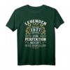 Legenden 1977 Geboren Geschenk - Geburtstag T-Shirt für Damen und Herren aus dem Jahr 1977, Lustiges Jubiläums-Shirt
