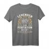 Legenden 1977 Geboren Geschenk - Geburtstag T-Shirt für Damen und Herren aus dem Jahr 1977, Lustiges Jubiläums-Shirt