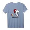 HapPanda Snoopy Chillen T-Shirt - Offiziell lizenziertes Fanartikel für Geburtstagsfeiern