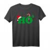 Ho Hoch 3 Weihnachtsmann Motiv Weihnachten & Silvester T-Shirt – Lustiges Festtags Shirt für Familie, Freunde & Weihnachtsfeier 2022