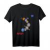 NASA Sonnensystem Planeten Worm Insignia Logo T-Shirt – Offizielles NASA Merchandise für Weltraum- und Astronomie Fans