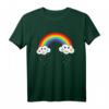 Regenbogen mit Wolken - Niedliches Fasching Karneval T-Shirt für Kinder & Erwachsene, Perfekt für Party, Geburtstag & Geschenk