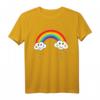 Regenbogen mit Wolken - Niedliches Fasching Karneval T-Shirt für Kinder & Erwachsene, Perfekt für Party, Geburtstag & Geschenk