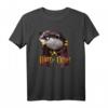 Lustiges Hairy Otter T-Shirt mit Zaubererkostüm, Brille & Kaffee – Perfektes Weihnachts- und Geschenk für Otter-Fans und Magie-Liebhaber