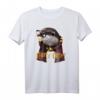 Lustiges Hairy Otter T-Shirt mit Zaubererkostüm, Brille & Kaffee – Perfektes Weihnachts- und Geschenk für Otter-Fans und Magie-Liebhaber