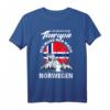 Ich brauche keine Therapie, ich muss nur nach Norwegen T-Shirt - Perfektes Geschenk für Norwegen-Liebhaber & Skandinavien-Fans
