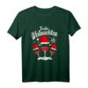 Frohe Weihnachten Wein Rotwein Weinglas mit Weihnachtsmütze T-Shirt – Lustiges Familienoutfit für Festtage, Wichteln & Heiligabend