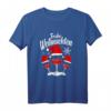 Frohe Weihnachten Wein Rotwein Weinglas mit Weihnachtsmütze T-Shirt – Lustiges Familienoutfit für Festtage, Wichteln & Heiligabend