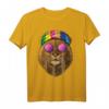 Hippie Löwe Liebe Friedenszeichen T-Shirt - 70er Jahre Retro-Design für Tier- und Friedensliebhaber