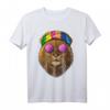 Hippie Löwe Liebe Friedenszeichen T-Shirt - 70er Jahre Retro-Design für Tier- und Friedensliebhaber