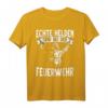 Lustiges Feuerwehrmann T-Shirt - Perfektes Geschenk für Feuerwehrpapa, Feuerwehrfrau & Einsatzfreude zum Vatertag & Geburtstag