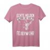 Lustiges Feuerwehrmann T-Shirt - Perfektes Geschenk für Feuerwehrpapa, Feuerwehrfrau & Einsatzfreude zum Vatertag & Geburtstag