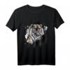 Realistischer Tiger Tier Geburtstag Geschenk T-Shirt für Wildtier- und Raubkatzenliebhaber