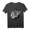 Realistischer Tiger Tier Geburtstag Geschenk T-Shirt für Wildtier- und Raubkatzenliebhaber