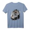 Realistischer Tiger Tier Geburtstag Geschenk T-Shirt für Wildtier- und Raubkatzenliebhaber