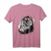 Realistischer Tiger Tier Geburtstag Geschenk T-Shirt für Wildtier- und Raubkatzenliebhaber