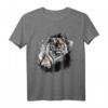 Realistischer Tiger Tier Geburtstag Geschenk T-Shirt für Wildtier- und Raubkatzenliebhaber