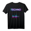 I like techno Musik T-Shirt - Klassisch geschnittenes Festival- und Party-Shirt für Musik- und Tanzliebhaber