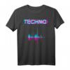 I like techno Musik T-Shirt - Klassisch geschnittenes Festival- und Party-Shirt für Musik- und Tanzliebhaber
