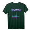 I like techno Musik T-Shirt - Klassisch geschnittenes Festival- und Party-Shirt für Musik- und Tanzliebhaber