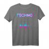 I like techno Musik T-Shirt - Klassisch geschnittenes Festival- und Party-Shirt für Musik- und Tanzliebhaber