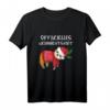 Offizielles Faultier Weihnachts T-Shirt mit Mütze – Lustiges Weihnachtsoutfit für Festtage & Weihnachtsmarkt, Geschenkidee für Faultier-Fans