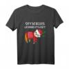 Offizielles Faultier Weihnachts T-Shirt mit Mütze – Lustiges Weihnachtsoutfit für Festtage & Weihnachtsmarkt, Geschenkidee für Faultier-Fans