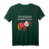 Offizielles Faultier Weihnachts T-Shirt mit Mütze – Lustiges Weihnachtsoutfit für Festtage & Weihnachtsmarkt, Geschenkidee für Faultier-Fans
